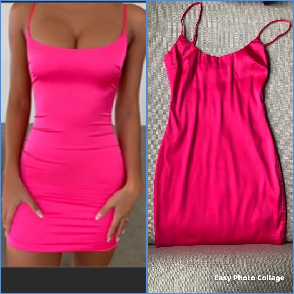 Oh Polly Satin dress Size 4